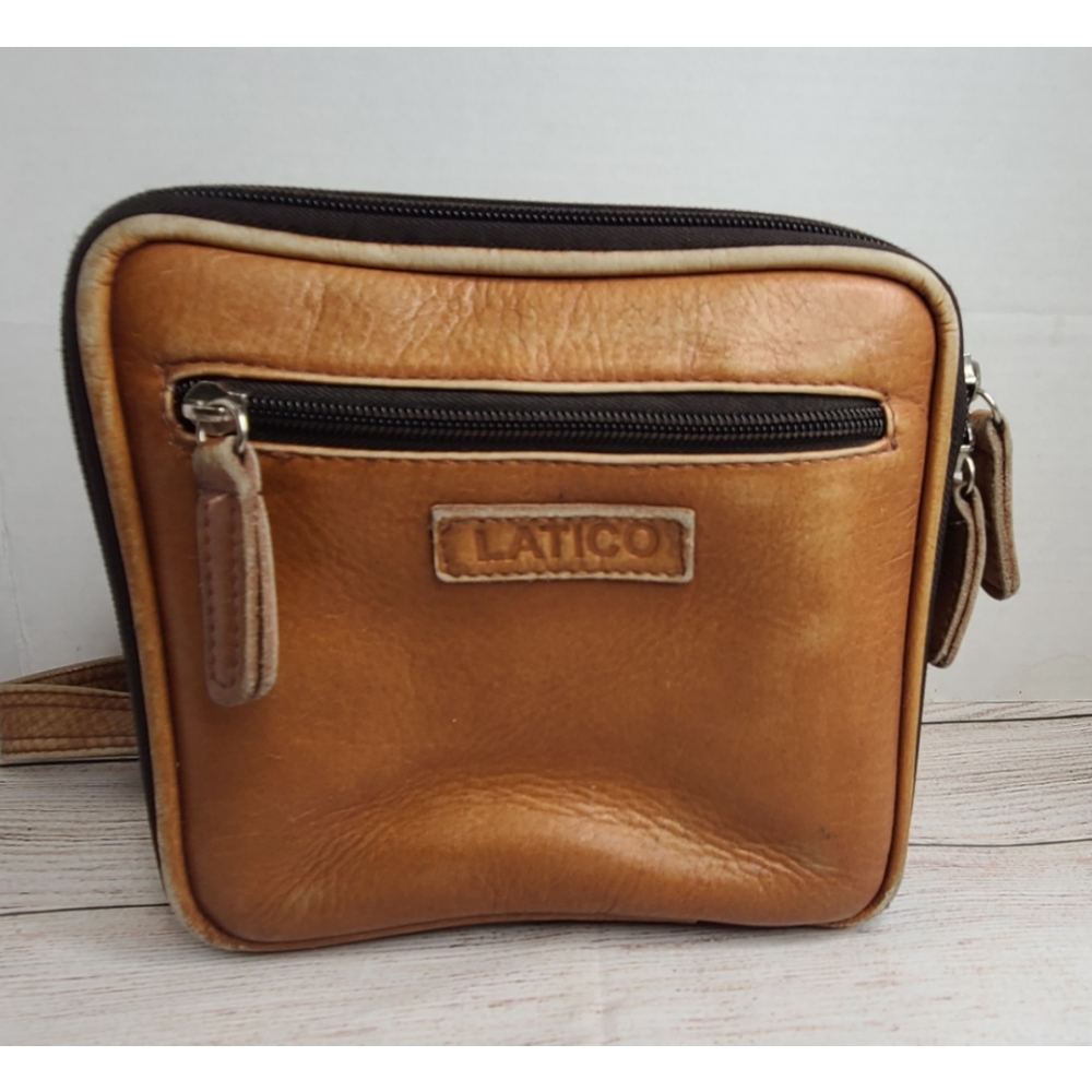 Brown Vintage Latico Handbag 100% leather - Picture 3 of 6